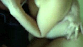 how does this cute pregnant babe with huge tits ride cock for massive creampie pov?