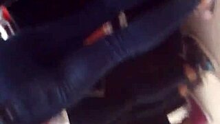 Watch that ebony ass fold over in hidden shop voyeur as old black cheeks spread wide!