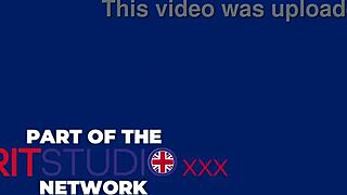 British Blonde Student Cums Hard from Intense Pussy Licking