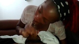 Sloppy Head Sextape Sucking Cum All Over Big Tits for Stepdad