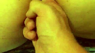 Fingering my girlfriend's ass feels amazing