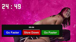 edge with me 25 minutes then cum twice fast you can do it!