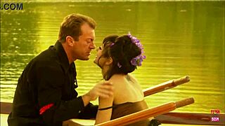 did that cute brunette with small tits really ride him wild on the boat?!