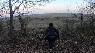 curvy milf goddess slaps balls licks ass in risky outdoor cum compilation preview