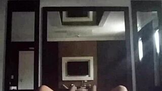 i filmed video call with cuckold at motel fucking bull