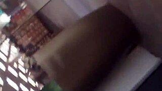 Watch that ebony ass fold over in hidden shop voyeur as old black cheeks spread wide!