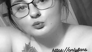 Big tits bbw milf masturbates fat pussy before black monster cock party fuck