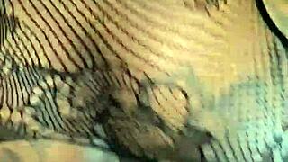 check out this lace fishnet ebony big ass sextape compilation