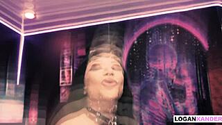 briella coley gets freaky footjob and rough fuck from logan xander's huge dick