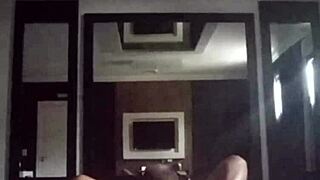 i filmed video call with cuckold at motel fucking bull