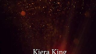 anal plugged brunette kiera king dildo fucks gaping wet pussy outdoors