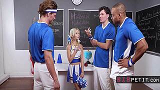 Cheerleader Casting Gangbang Deepthroat Fuck