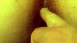 Fingering my girlfriend's ass feels amazing