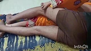 Jijaji Lays Me on Floor and Fucks Me Brutally Hard