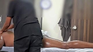 Does This Massage Lead to Her Gripping Handjob Surprise?