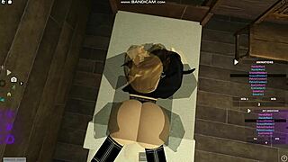 ROBLOX EMO CHICK POUNDED HARD ON BED BY COCK PART 2!