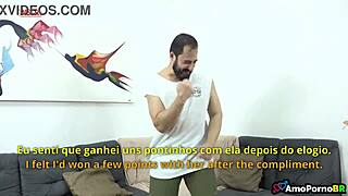 damn brazilian milf's big ass bent over doggystyle after stepdad fight