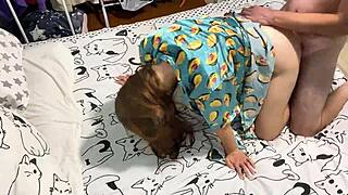 stepdad can't resist filming homemade fuck with submissive stepdaughter