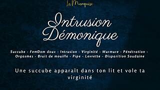 DÉMONIQUE FRENCH HORNY SUCCUBUS CRAVES COCK NONSTOP!