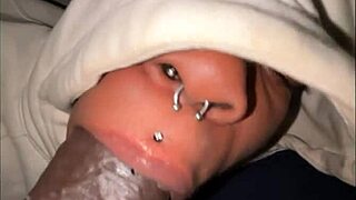 Ebony hood chick deepthroats monster big cock then shakes huge ass