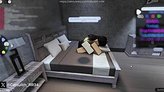 she rushed back same day for round two quickie fun~