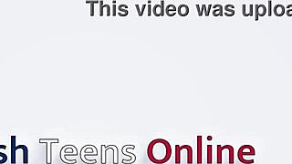 Blonde student spreads wide as teacher rails her creamy pussy hard.