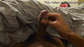 Rishi Bhardwaja strokes his monster cock with dirty talk and foot fetish play