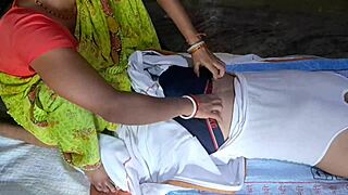 Bhabhi Fucks Devar with Creampie in Costume Play