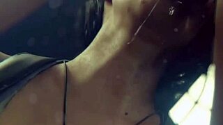 jill rides cock ring monster with red lipstick cumshot