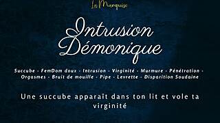 DÉMONIQUE FRENCH HORNY SUCCUBUS CRAVES COCK NONSTOP!