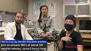 Jasmine Rose Immigration Physical Feet Humiliation Shaved Pussy Spread