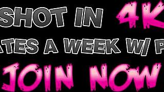 Bratty stepmom grabs wrong phone and gets smashed by huge cock in garage!