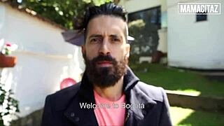 maria calor thick curvy latina masseuse huge tits client fuck