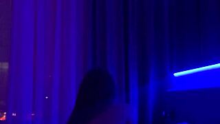 RitaFox Fingers Horny Pussy After Ripping Clothes in Striptease