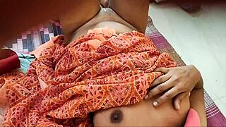 huge boobs desi bhabhi stripped anal fucked rough outdoor creampie