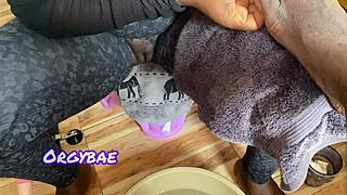 Wanna see my shaved pussy drip during this seductive pedicure tease?