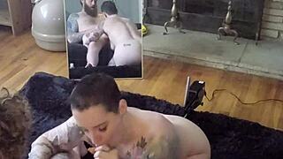 pov fuckin ur hot girlfriend doggystyle cum deep hairy pussy moan