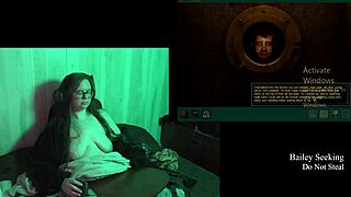 naked bbw brunette plays haunting of castle malloy part 5