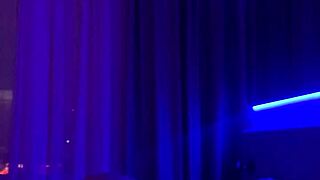 RitaFox Fingers Horny Pussy After Ripping Clothes in Striptease