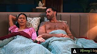 Petite 18+ Alexia Anders fucked stepbrother beside stepmom Dana Vespoli 4some!