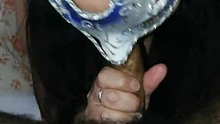 My Italian wife Lucille gives amazing amateur blowjobs