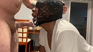 Drunk bitch FACEFUCKED till puking then drinks it all!