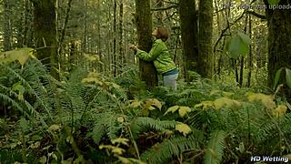 Handcuffed Forest Tree Pee Urgency Builds