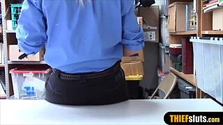 Frustrated busty milf police officer orders big cock suspect fuck