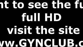 Bound patient tempts doctor for desk gyno fuck?