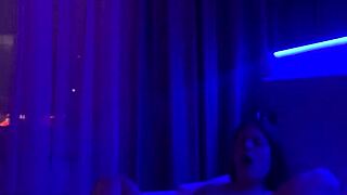 RitaFox Fingers Horny Pussy After Ripping Clothes in Striptease