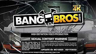 Brunette bent over tennis big cock creampie