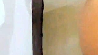 slave endures standing anal fuck blowjob and pissing humiliation