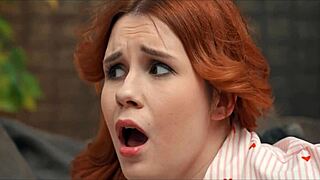 Ugly Old Dude Licks Redhead Stepsis's Shaved Pussy In Hardcore Czech Fuck