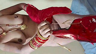 Sali In Lehenga Blouse Gets Tits Out By Stepbrother On Bed For Dirty Fuck